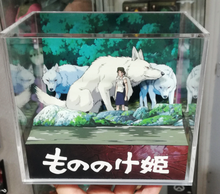 Load image into Gallery viewer, Mononoke Princess Cubic Diorama