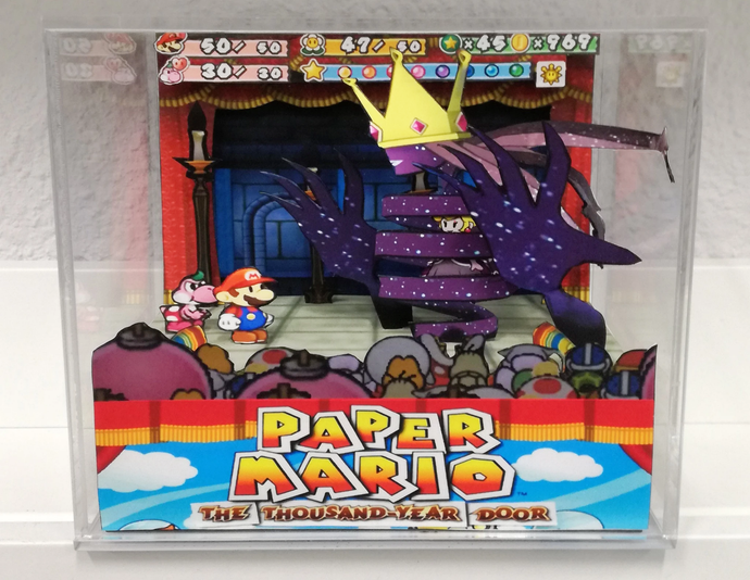 Paper Mario: The Thousand Year Door Shadow Queen Cubic Diorama