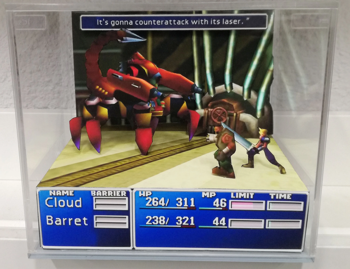 Final Fantasy VII First Boss Cubic Diorama