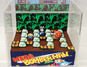 Mega Bomberman Cubic Diorama