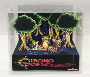 Chrono Trigger Campfire Cubic Diorama