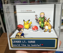 Load image into Gallery viewer, Pokemon Fire Red/ Leaf Green Gym Leaders Cubic Diorama