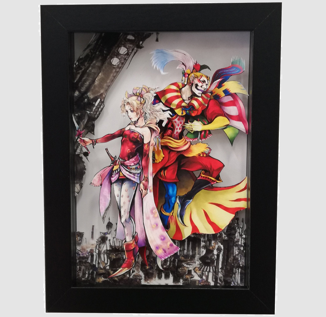 Final Fantasy VI Terra and Kefka Diorama