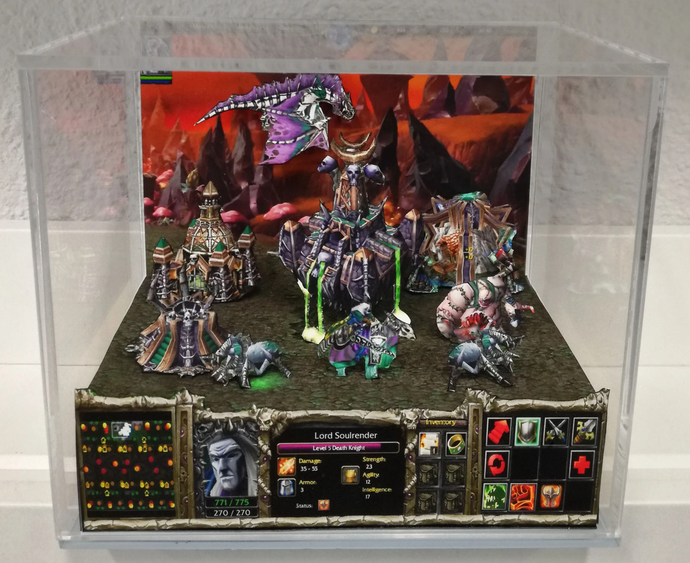 Warcraft III Undead Cubic Diorama