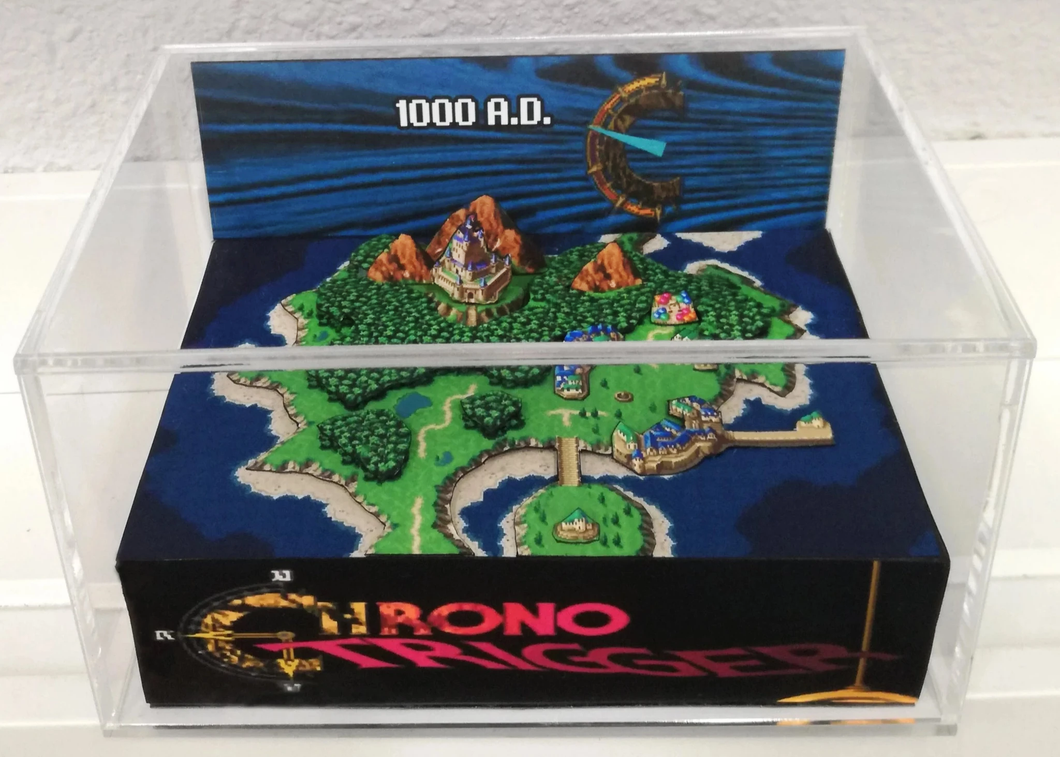 Chrono Trigger Map Flat Cubic Diorama