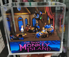 Load image into Gallery viewer, Monkey Island Scumm Bar Cubic Diorama