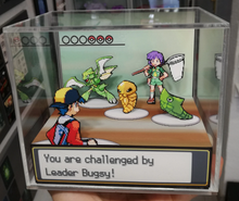 Load image into Gallery viewer, Pokemon Soul Silver/Heart Gold Gym Leaders Cubic Diorama