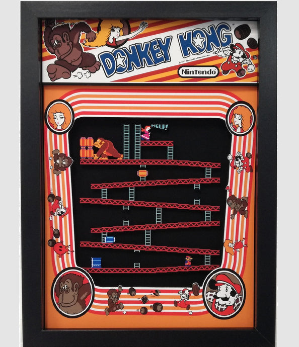 Donkey Kong Arcade Diorama