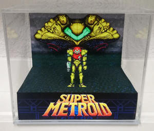 Super Metroid Ship Cubic Diorama