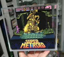 Load image into Gallery viewer, Super Metroid Golden Statue Cubic Diorama